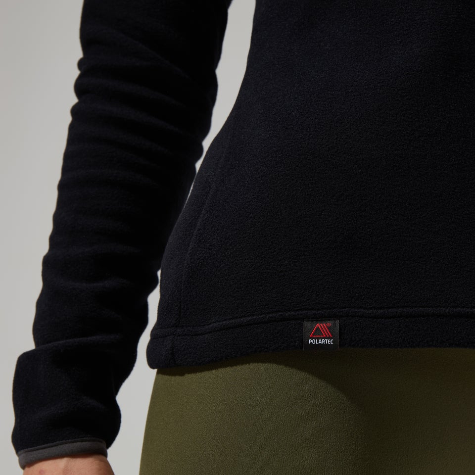 Prism 2.0 Micro Half Zip Fleece für Damen - Schwarz