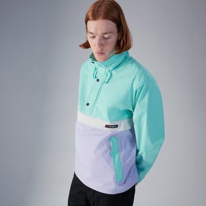 Unisex Ski Smock 86 Waterproof Jacket - Turquoise / Purple