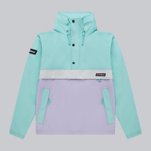 Unisex Ski Smock 86 Waterproof Jacket - Turquoise / Purple