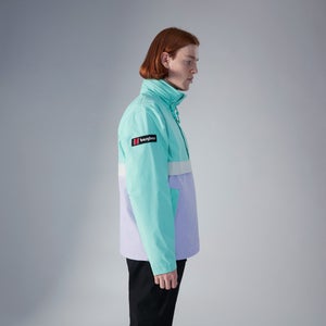 Unisex Ski Smock 86 Waterproof Jacket - Turquoise / Purple