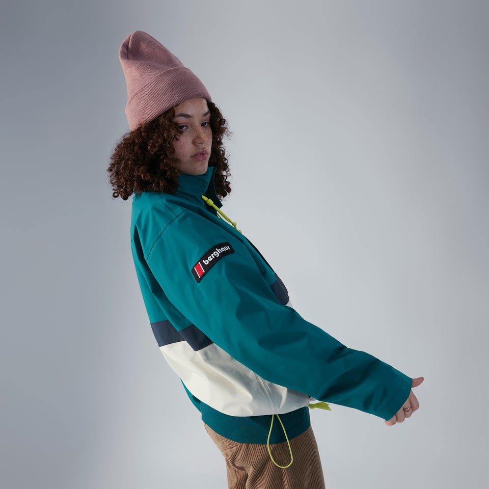 Unisex Ski Smock 86 Waterproof Jacket - Green / Grey