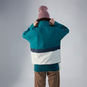 Unisex Ski Smock 86 Waterproof Jacket - Green / Grey