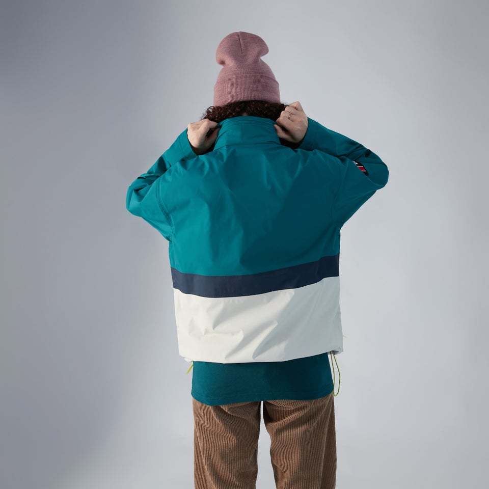 Unisex Ski Smock 86 Waterproof Jacket - Green / Grey