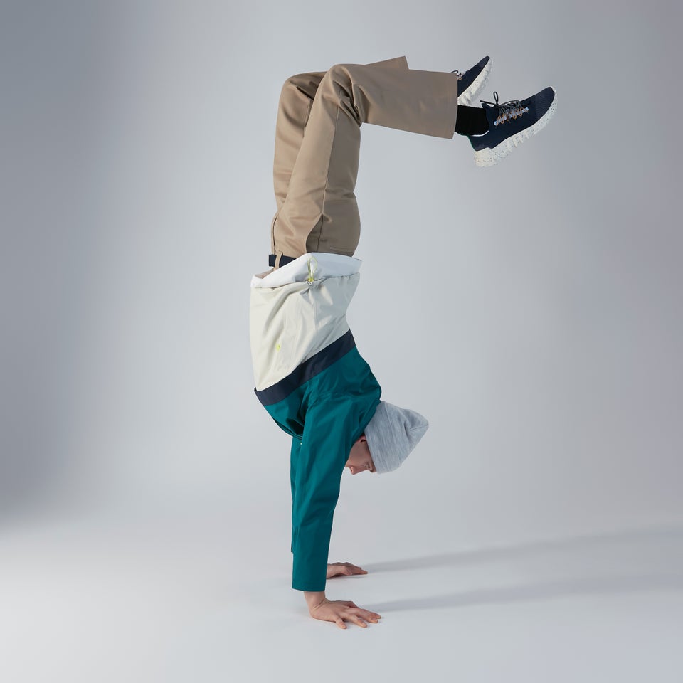 Unisex Ski Smock 86 Waterproof Jacket - Green / Grey