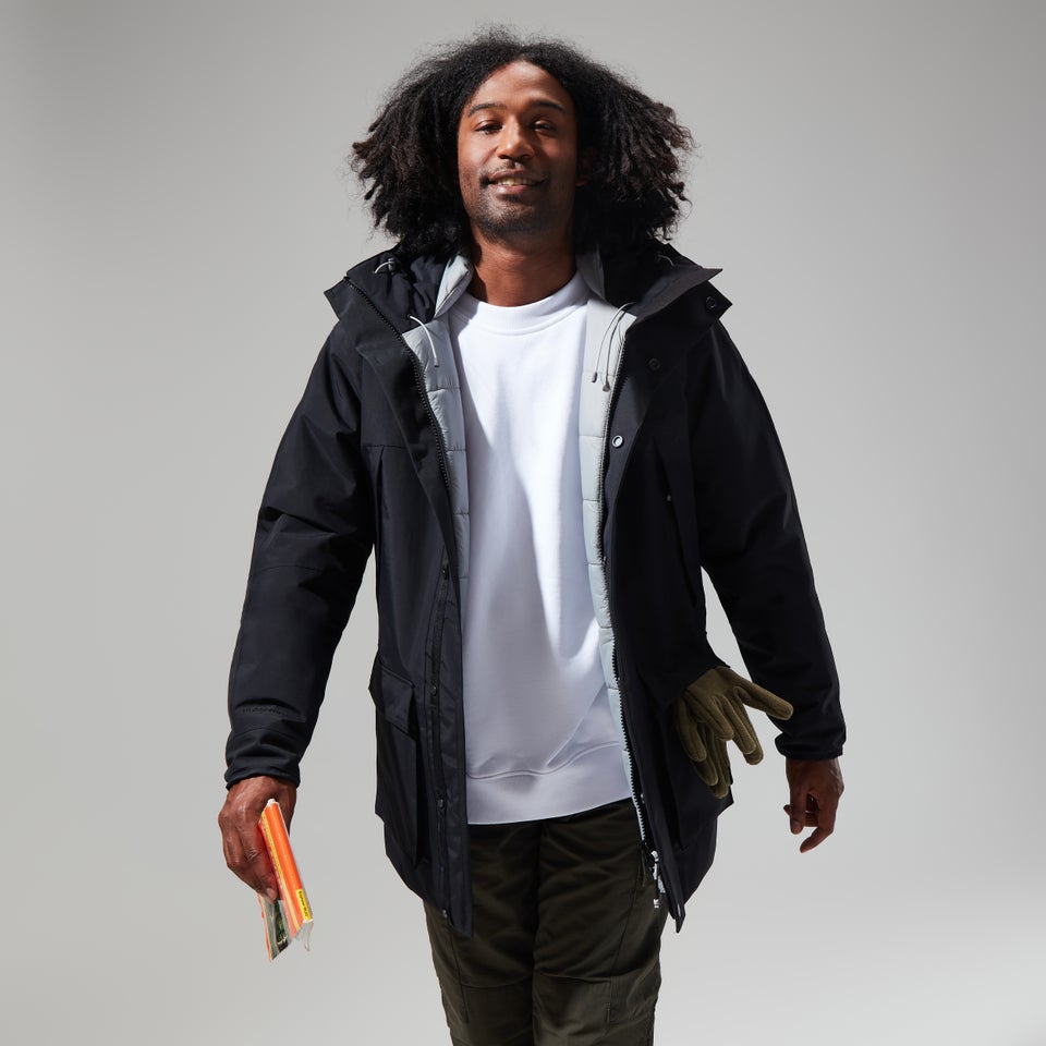 Men's Breccan Insulated Parka - Black
