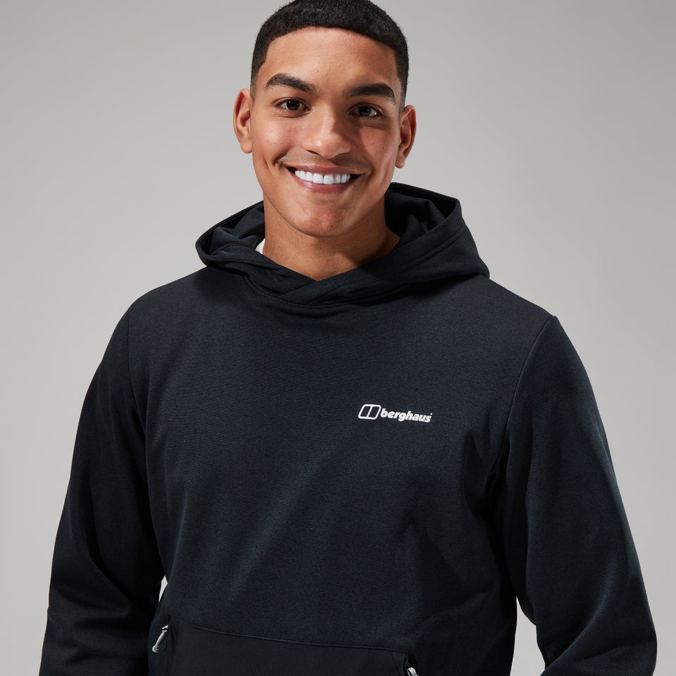 Men's Cullain Hooded Pullover - Black