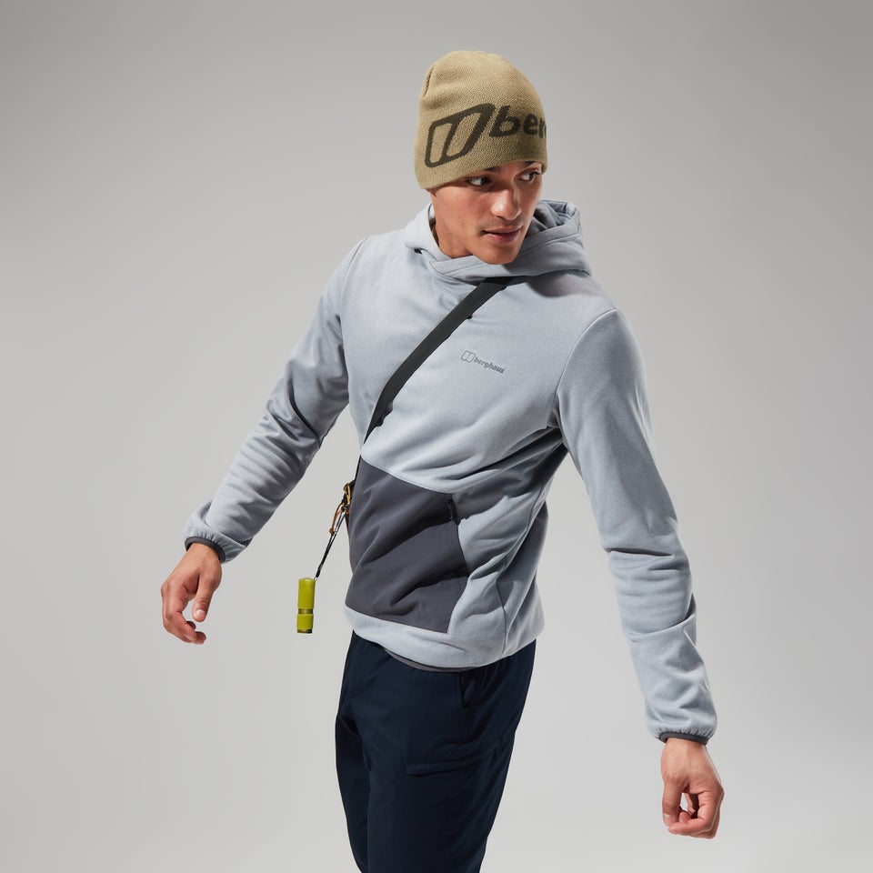 Men's Cullain Hooded Pullover - Grey