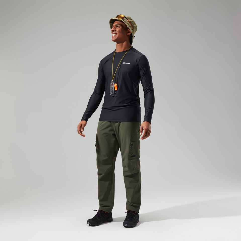 24/7 Long Sleeve T-Shirt für Herren - Schwarz