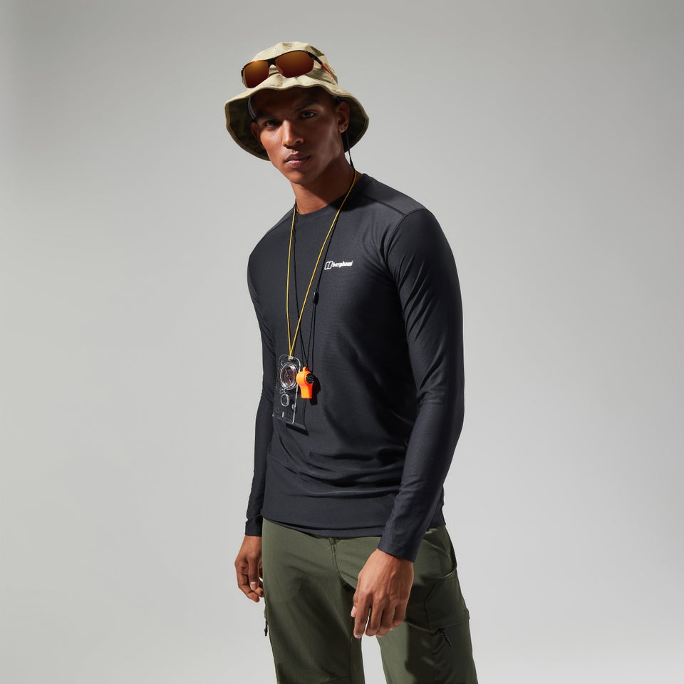 24/7 Long Sleeve T-Shirt für Herren - Schwarz