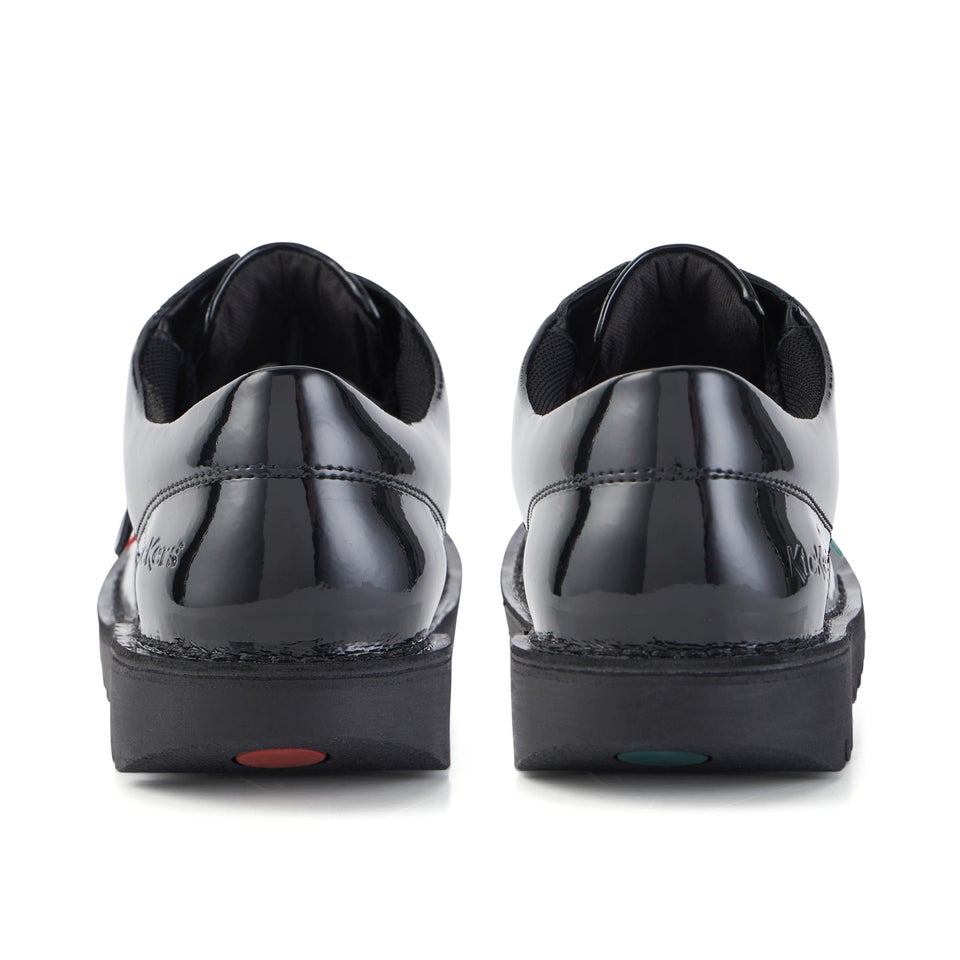 Youth Unisex Kick Lo Patent Leather Black