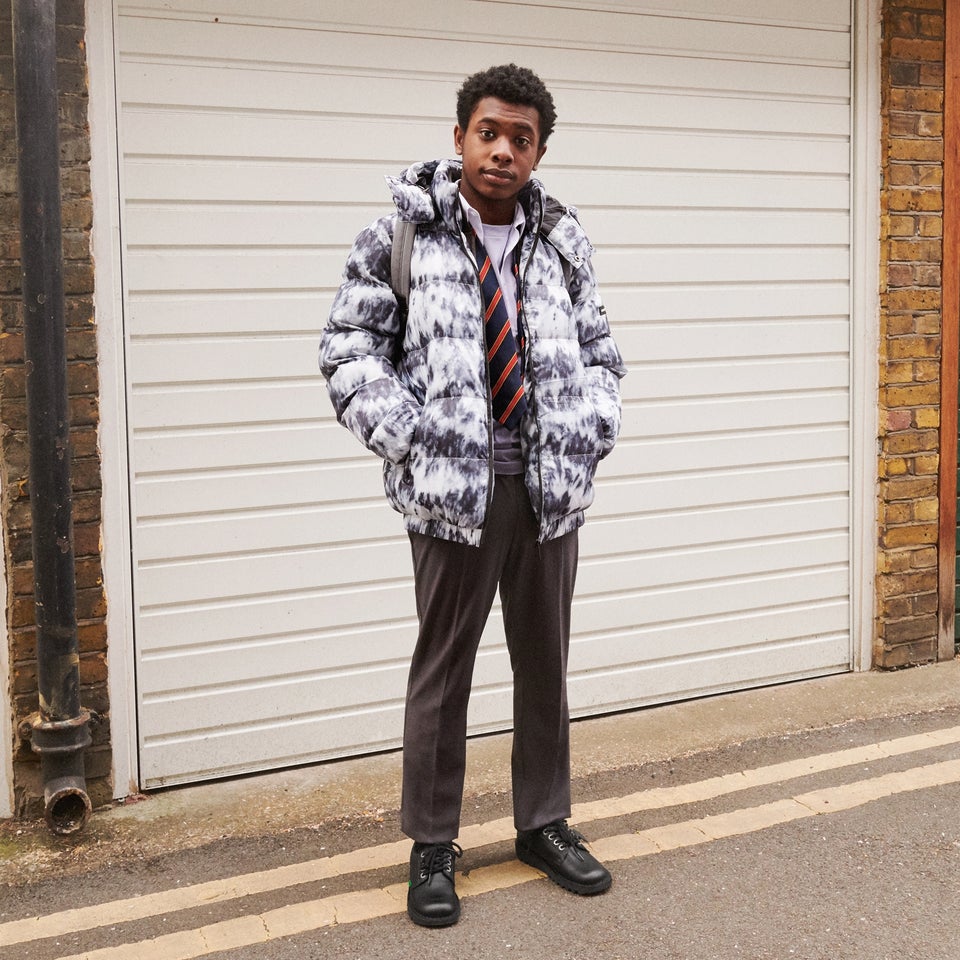 Youth Unisex Kick Lo Leather Black