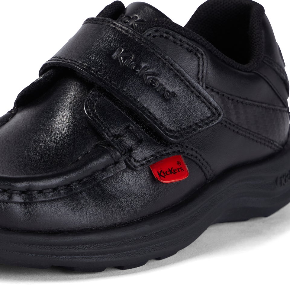 Infant Boys Reasan Strap Leather Black