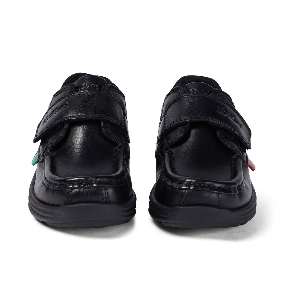 Infant Boys Reasan Strap Leather Black