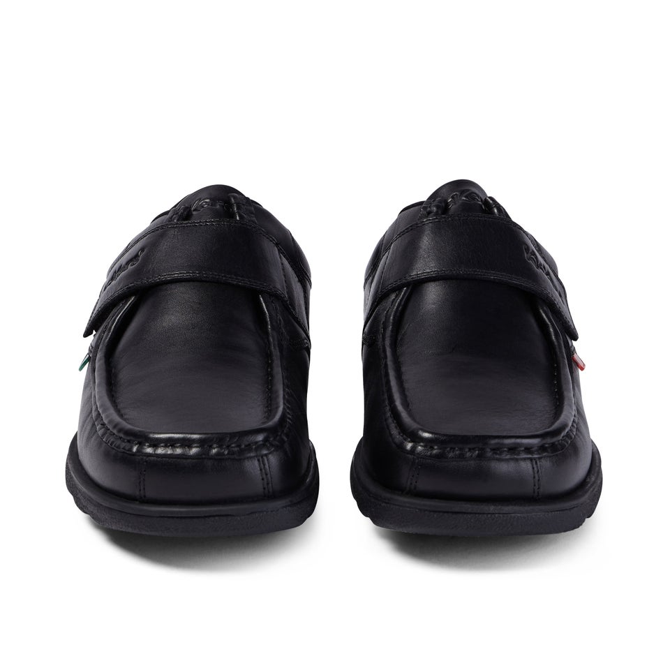 Adult Mens Fragma Strap Leather Black