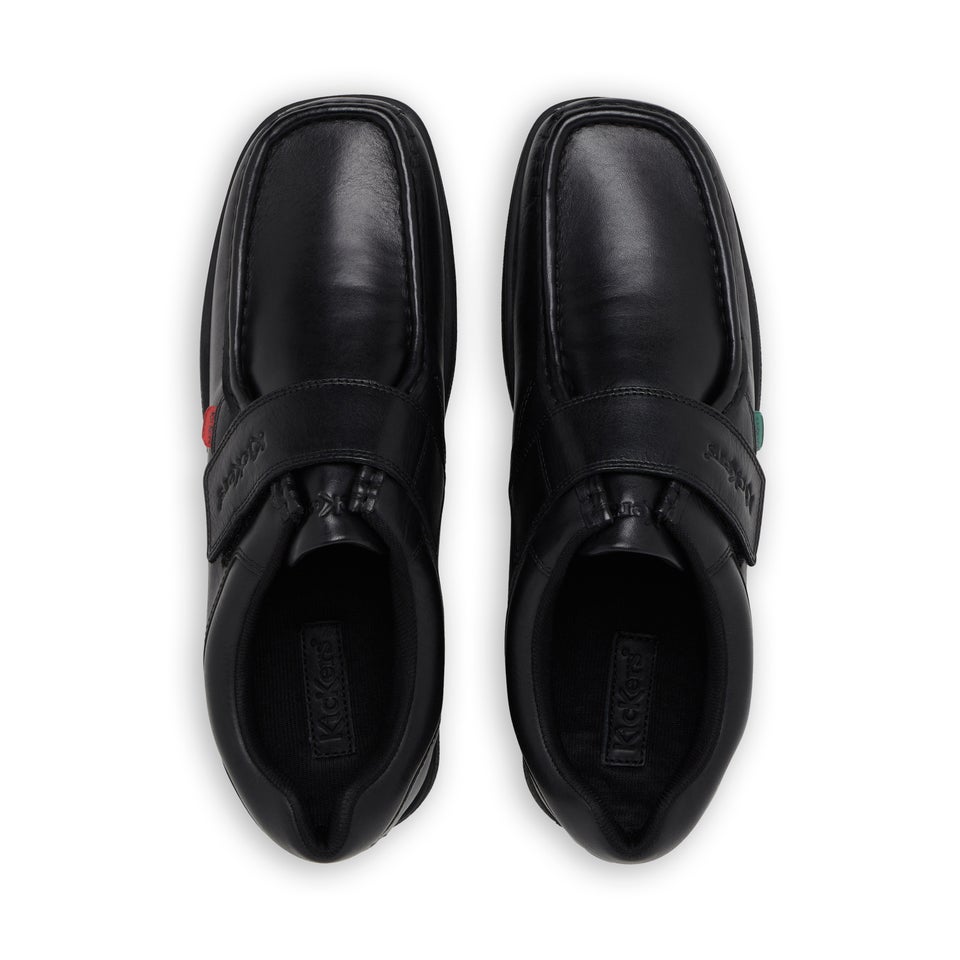 Adult Mens Fragma Strap Leather Black