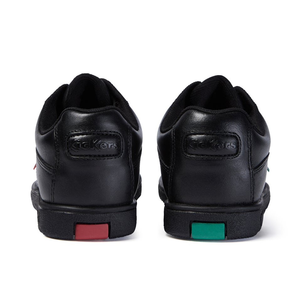 Junior Boys Fragma Lace Leather Black