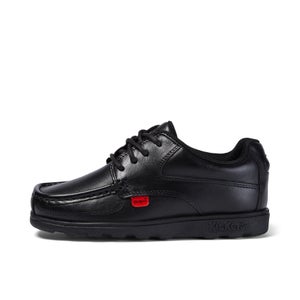 Junior Boys Fragma Lace Leather Black