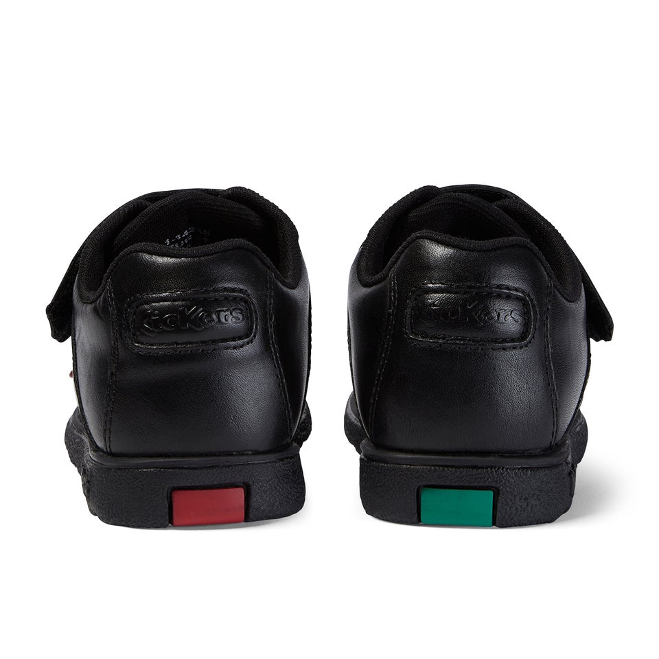 Junior Boys Fragma Twin Vel Leather Black