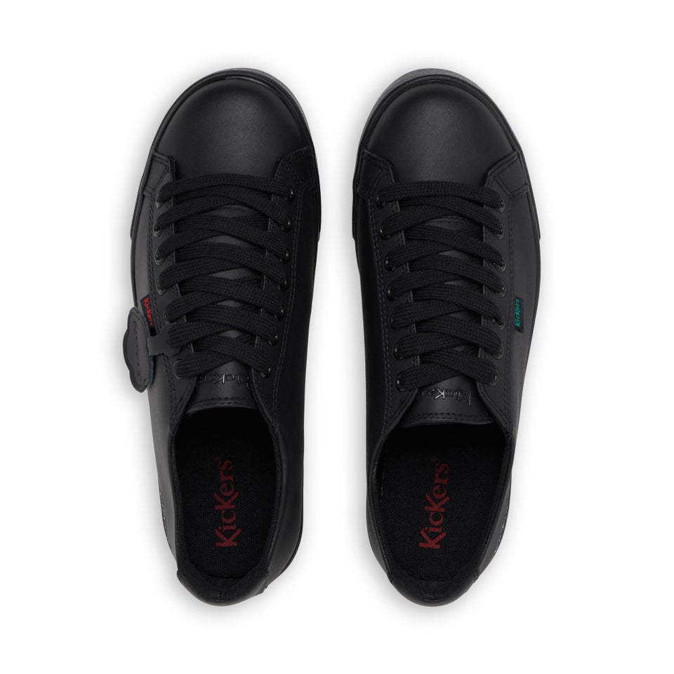 Youth Unisex Tovni Lacer Leather Black