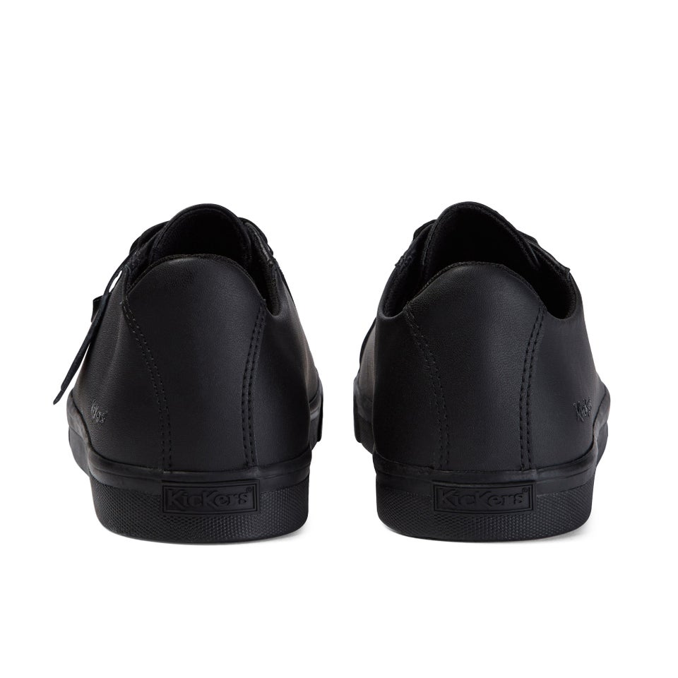 Youth Unisex Tovni Lacer Leather Black