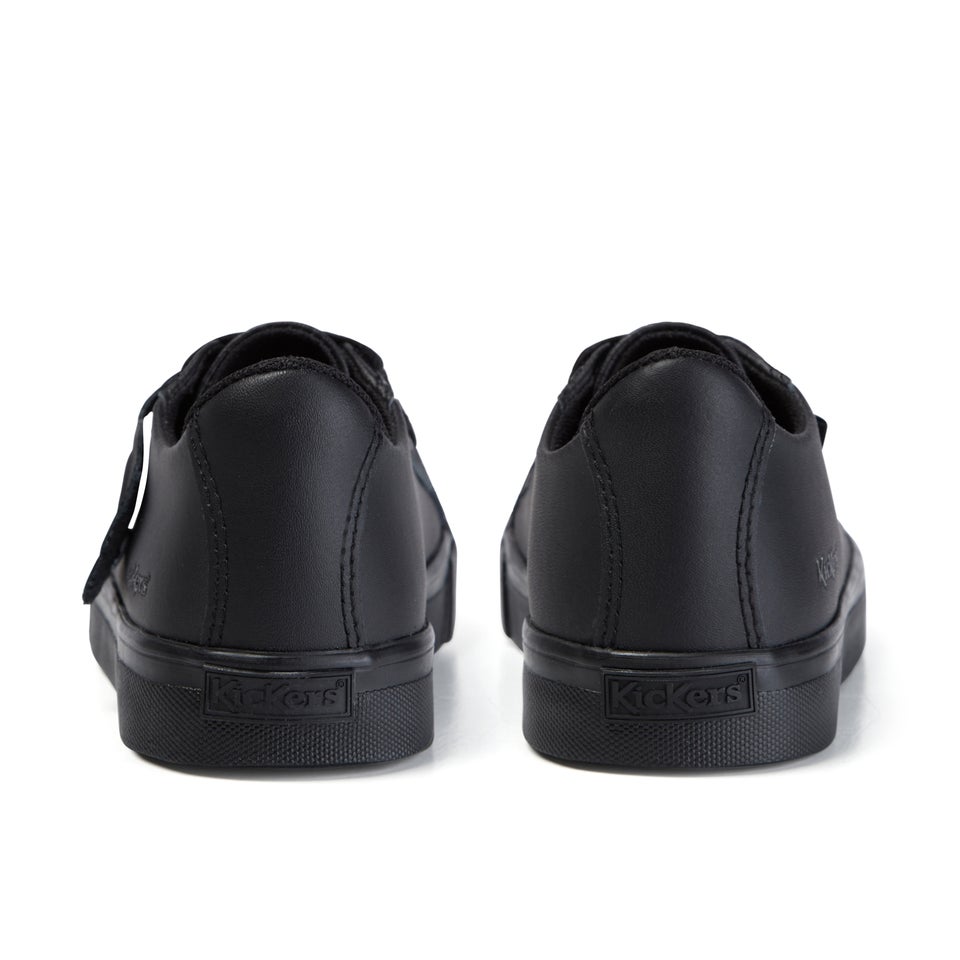Junior Unisex Tovni Lacer Leather Black