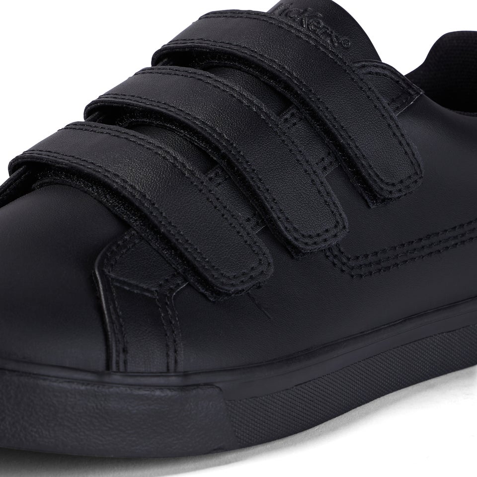 Youth Unisex Tovni Trip Leather Black