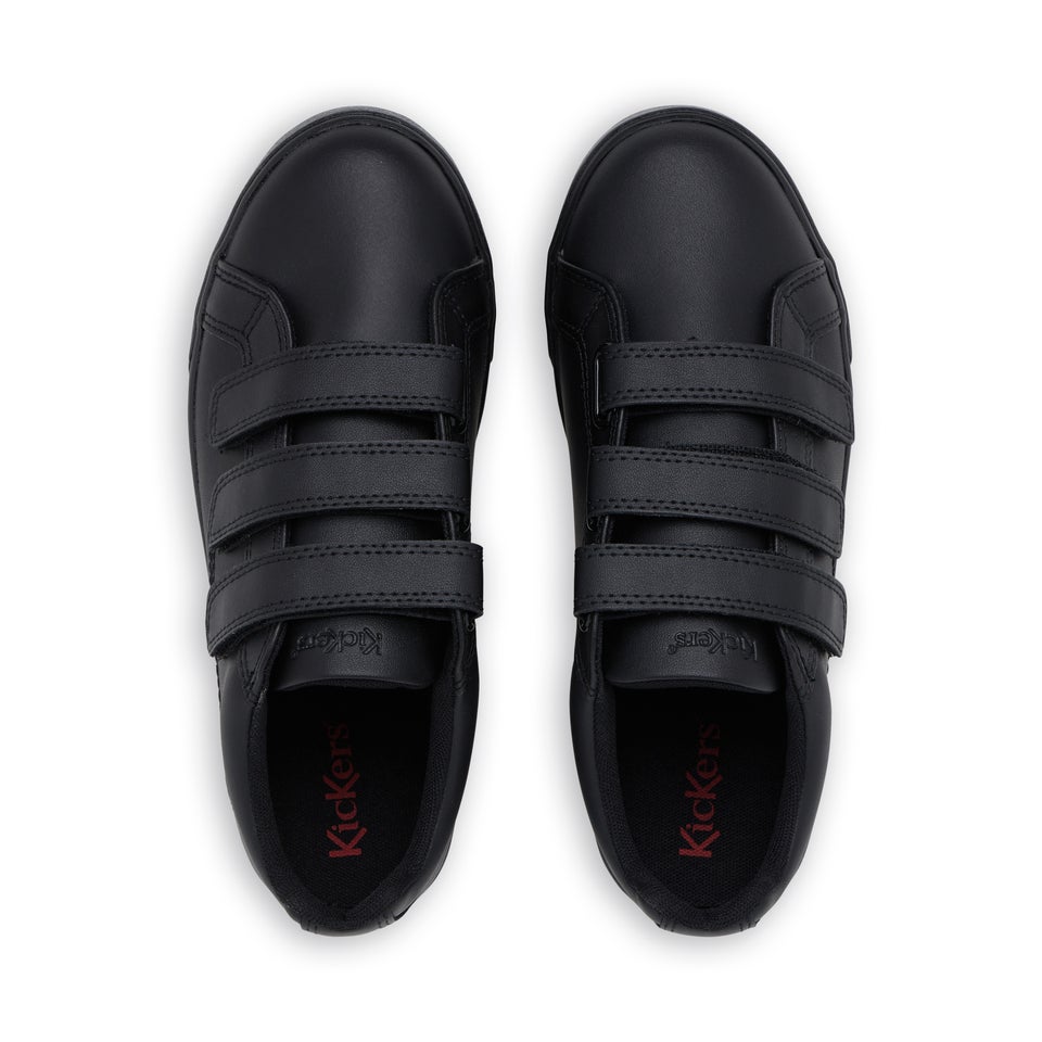 Youth Unisex Tovni Trip Leather Black