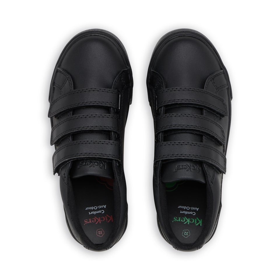 Junior Unisex Tovni Trip Leather Black