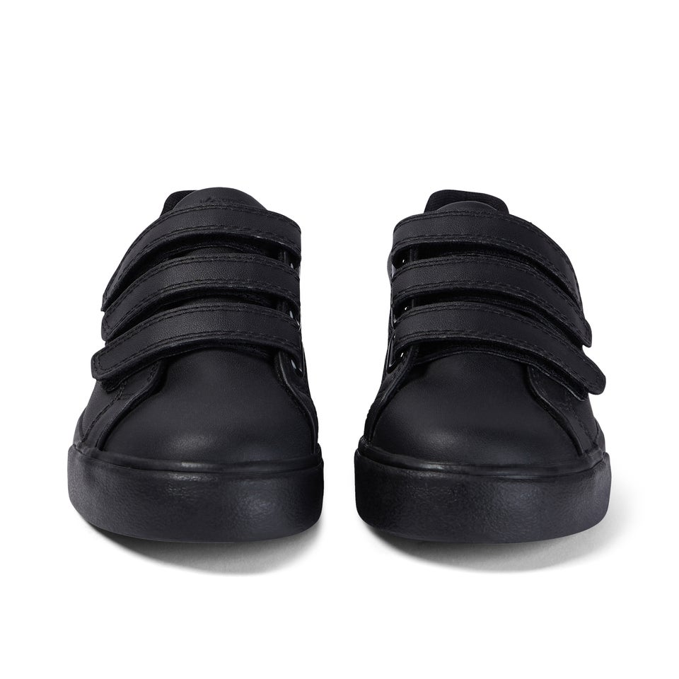 Junior Unisex Tovni Trip Leather Black