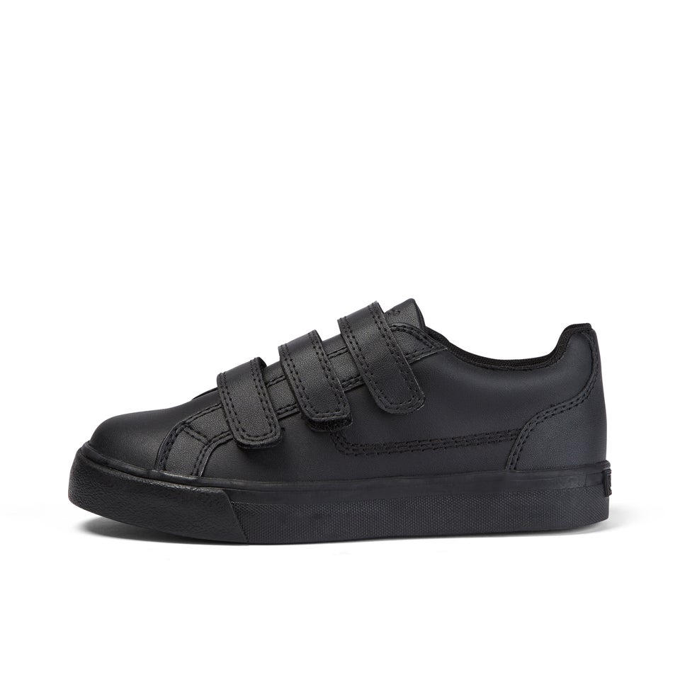 Junior Unisex Tovni Trip Leather Black