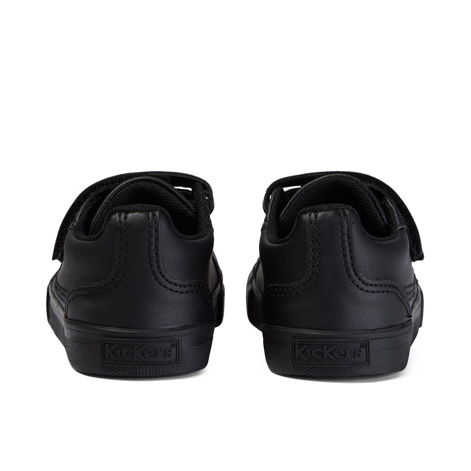 Infant Unisex Tovni Trip Leather Black