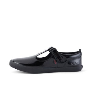 Youth Womens Kariko T Bar Patent Leather Black