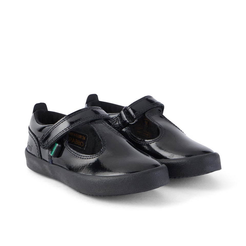 Infant Girls Kariko T-Strap Patent Leather Black
