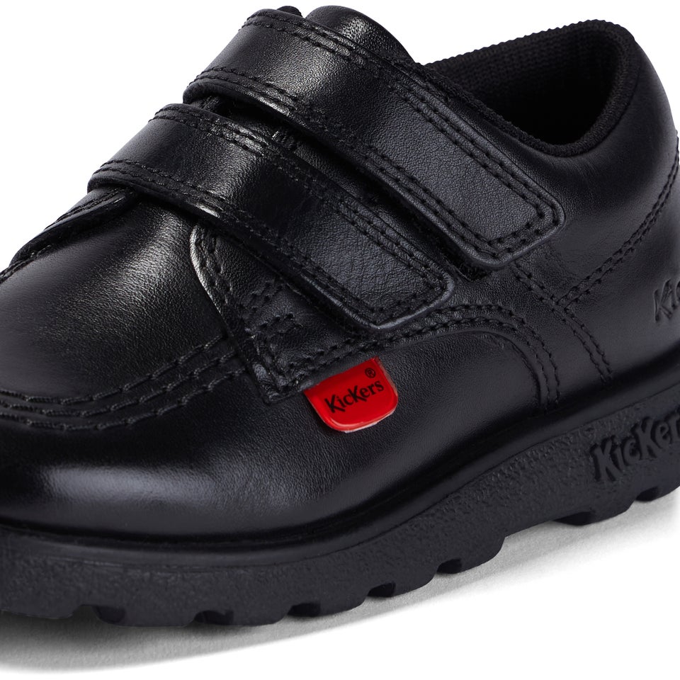 Infant Boys Fragma Lo Twin Vel Leather Black