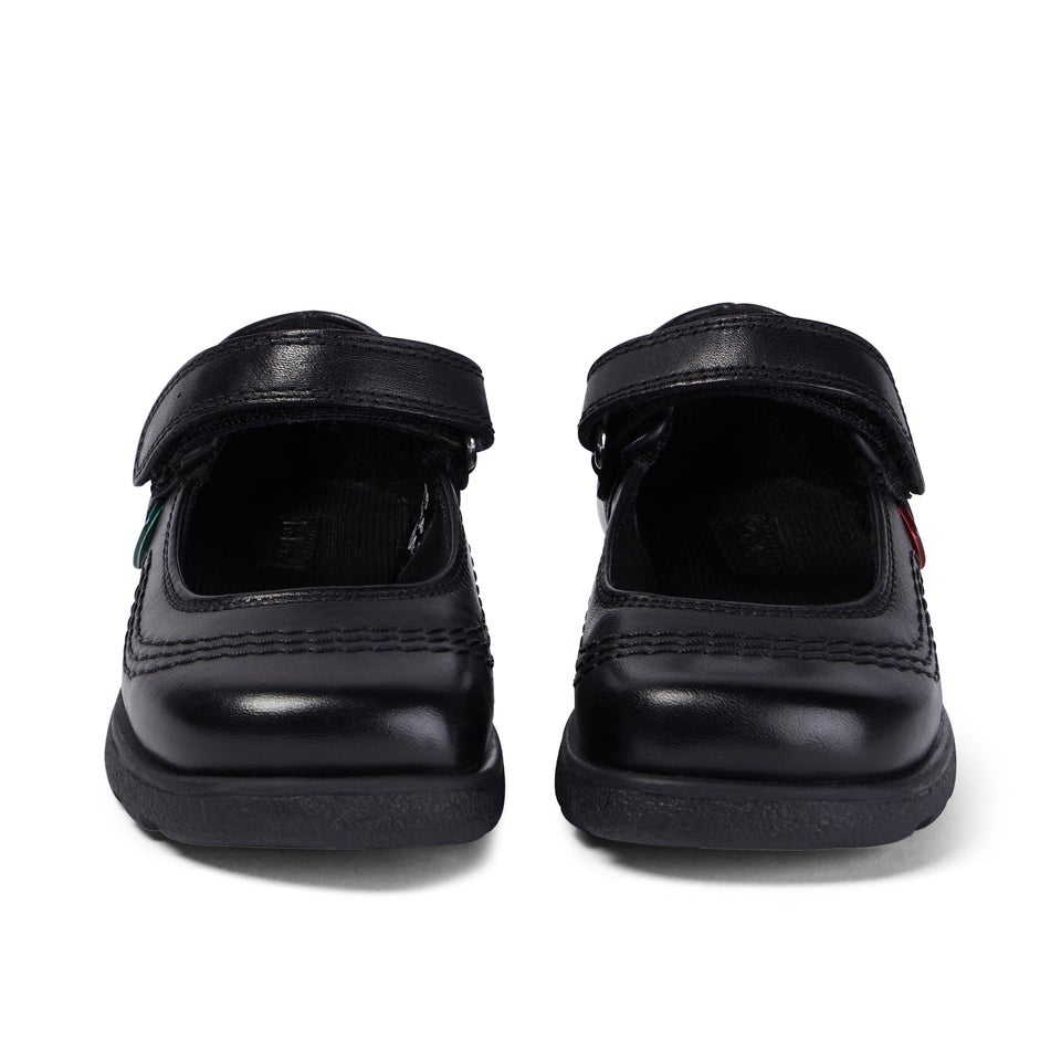Infant Girls Fragma Pop Leather Black