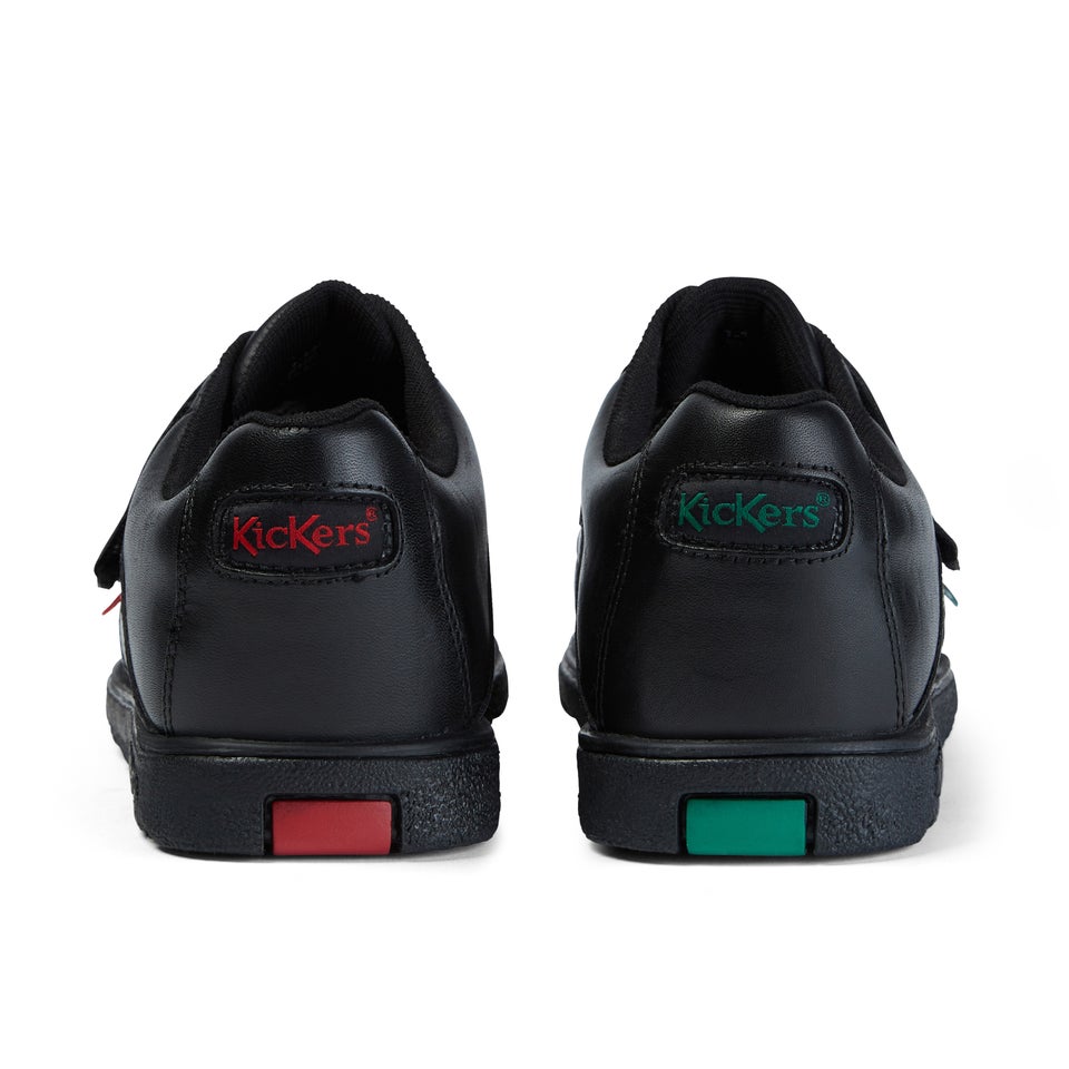 Youth Mens Fragma Strap Leather Black