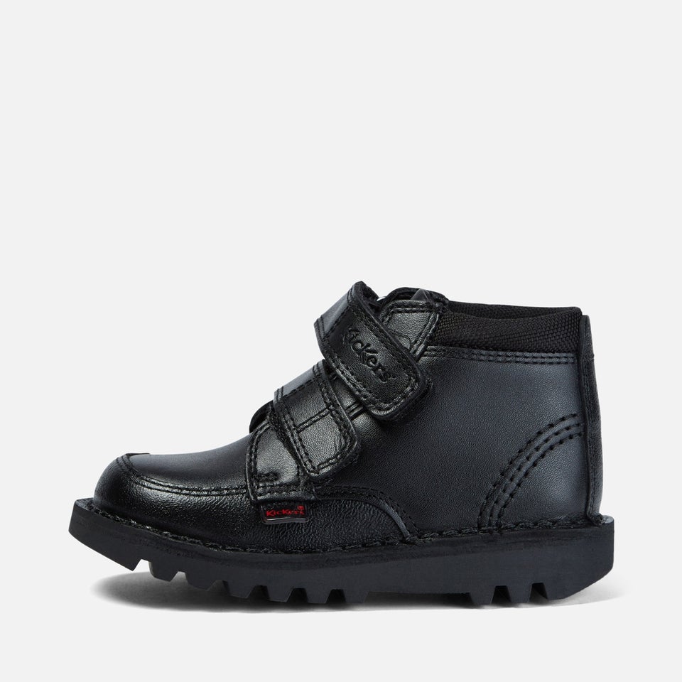 Infant Boys Kick Hi Scuff Leather Black