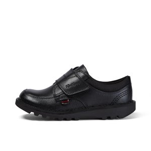 Junior Boys Kick Lo Scuff Leather Black
