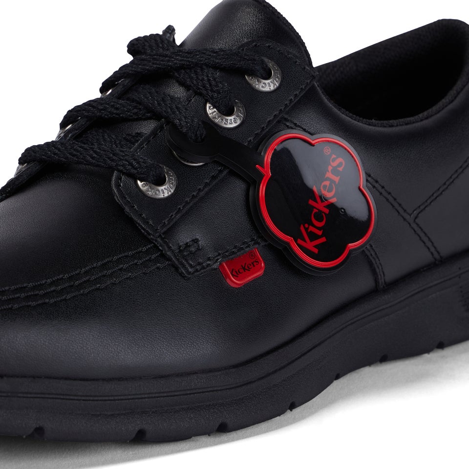 Youth Unisex Kelland Lo Leather Black