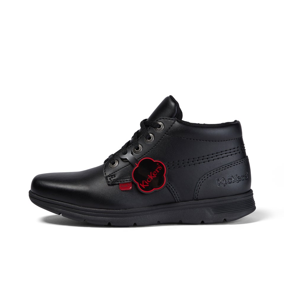 Youth Unisex Kelland Hi Leather Black