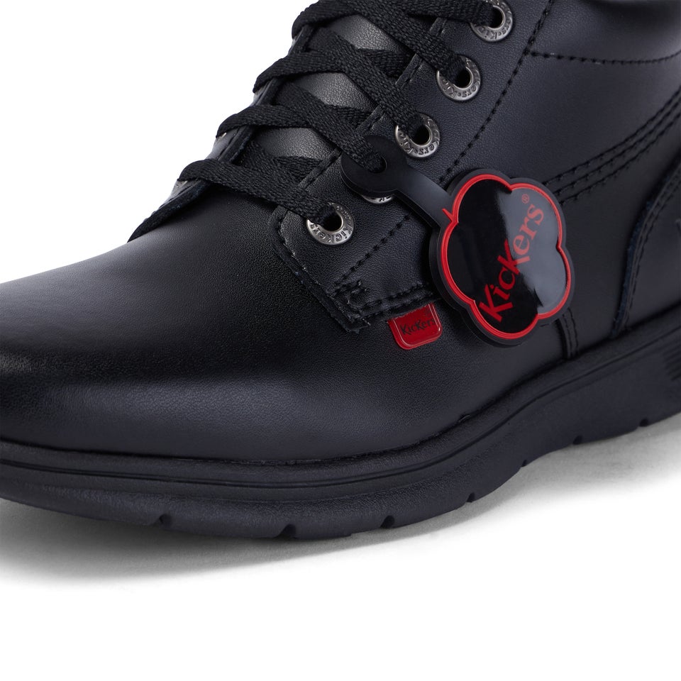 Youth Unisex Kelland Hi Leather Black