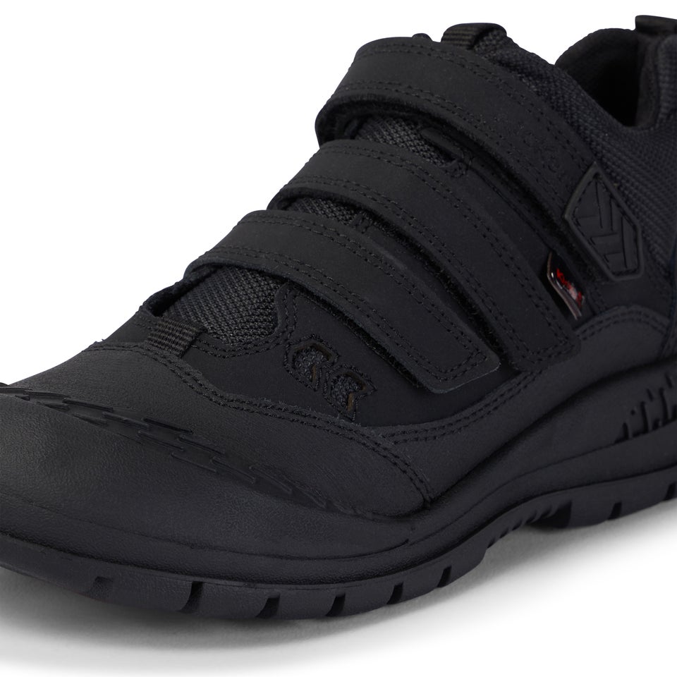 Junior Boys Trukka Mid Leather Black