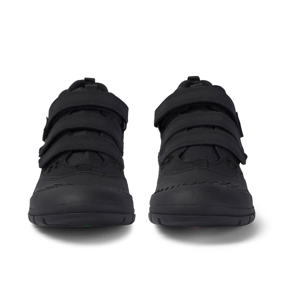 Junior Boys Trukka Mid Leather Black