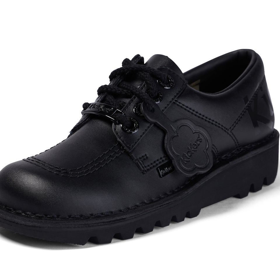 Adult Unisex Kick Lo Luxx Leather Black
