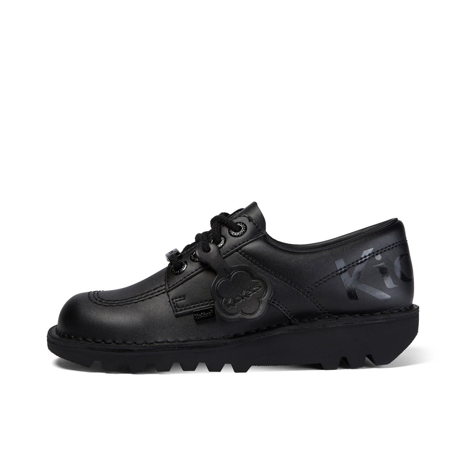 Adult Unisex Kick Lo Luxx Leather Black