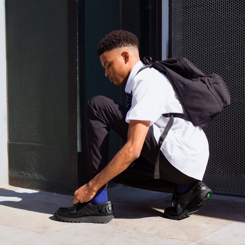 Adult Unisex Kick Lo Luxx Leather Black