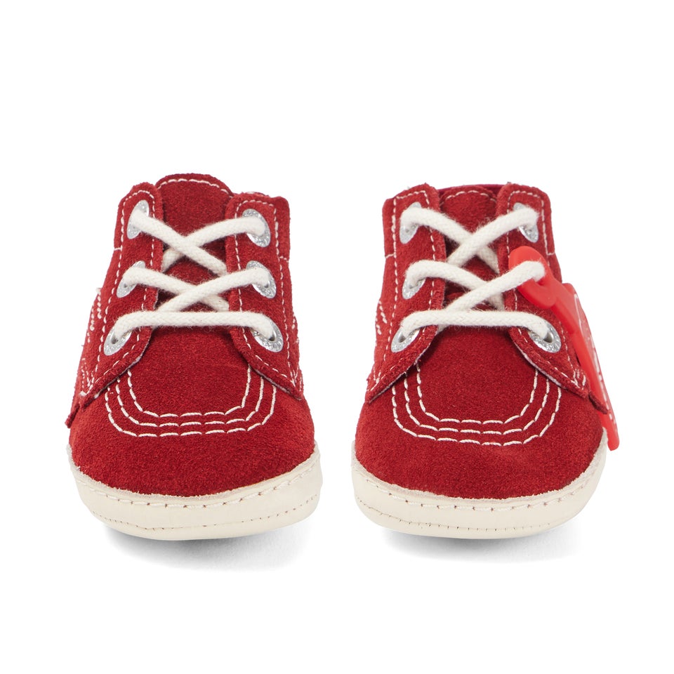 Babies Kick Hi Suede Red