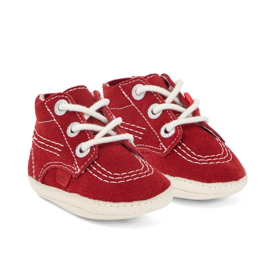 Babies Kick Hi Suede Red