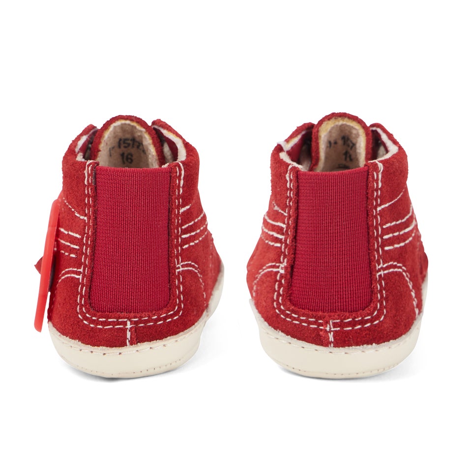 Babies Kick Hi Suede Red