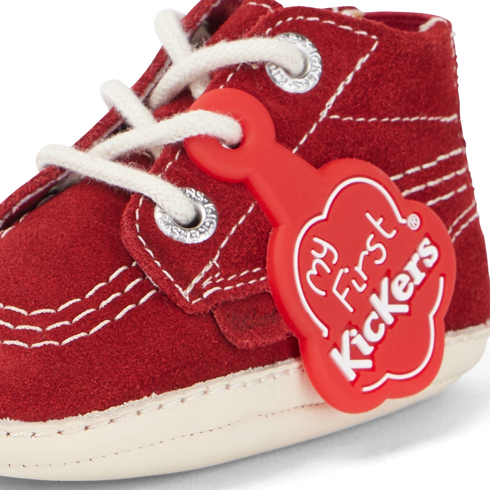 Babies Kick Hi Suede Red